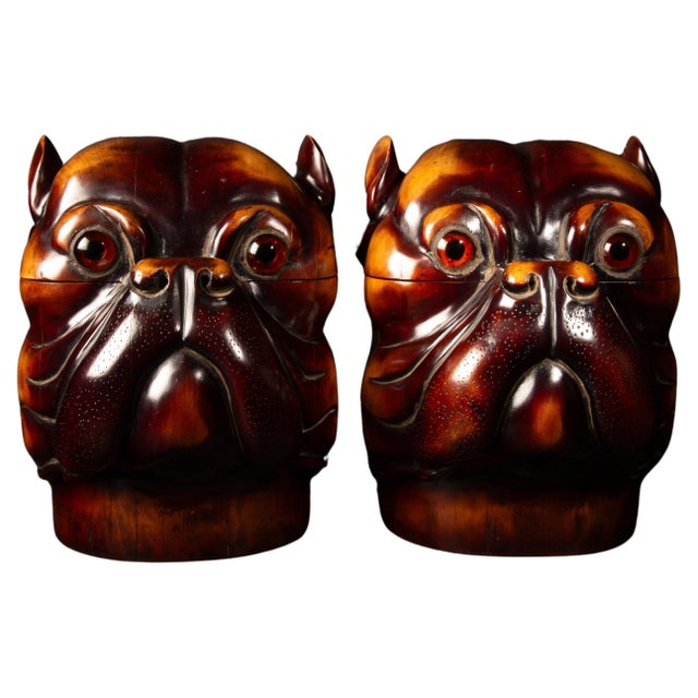 These exquisitely crafted Victorian-style humidors/boxes are masterfully carved from high-quality wood into the likeness...