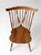 Brown Mid-Century Brace Back Windsor Chair For Sale - Image 8 of 12