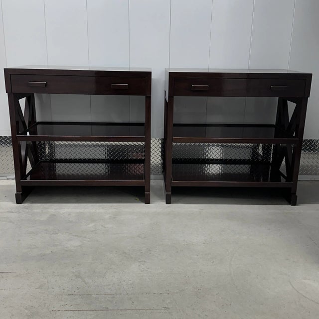 Pair of C. Mariani Side Console Tables For Sale - Image 11 of 11