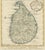 Antique Map of Sri Lanka, 1750 For Sale - Image 3 of 10