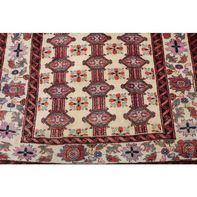Vintage Persian Turkaman Rug - 03'08 X 05'08 For Sale - Image 4 of 9