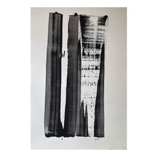 André Engels, Abstract Composition, Mixed Media on Paper, 1964 For Sale