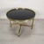 Coffee Table in Brass and Black Glass, 1970s For Sale - Image 4 of 16
