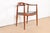 1960s Hans Wegner for Johannes Hansen "The Chair" Teak and Leather Round Chair, Newly Restored For Sale - Image 5 of 11