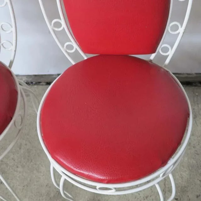 Vintage Metal Bench Set with Two Chairs, Set of 3 For Sale - Image 14 of 18