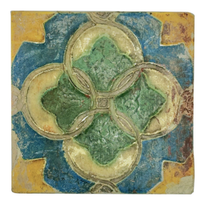 1920s Reclaimed Early California Decorative Tile