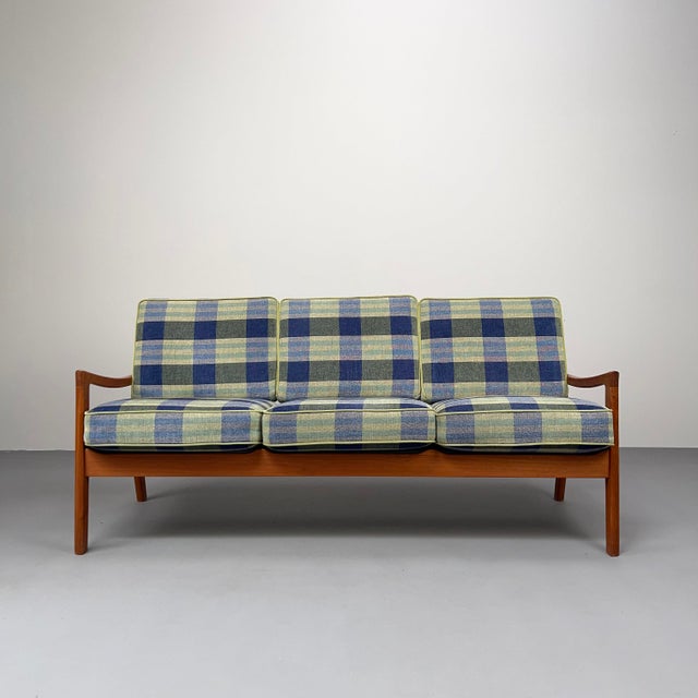Cado Senator 3-Seater Sofa in Teak by Ole Wanscher for Cado, Denmark, 1970s For Sale - Image 4 of 13