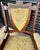 Wood Victorian Oak Shield-Back Armchair – Antique Upholstered Library / Occasional Chair With Carved Detail & Castors For Sale - Image 7 of 9