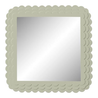 Fleur Home Carnival Krewe Square Mirror in Mizzle, 48x48 For Sale