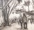 Kcho (Alexis Leyva Machado) Charcoal on Canvas Boat Scene – 37” H X 30 ½” W For Sale - Image 4 of 5