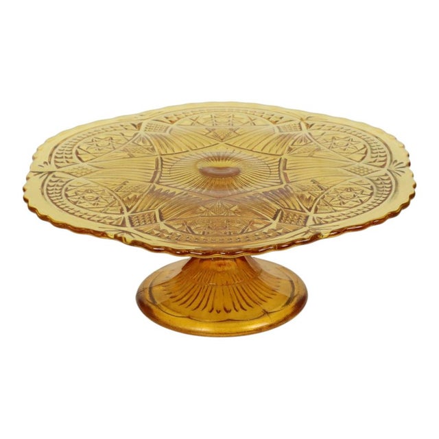 Art Deco Amber Cake Stand, 1930s For Sale - Image 3 of 15