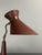 Mid-Century French Red Leather Wrapped Desk Lamp attributed to Jacques Adnet, 1950s For Sale - Image 13 of 18