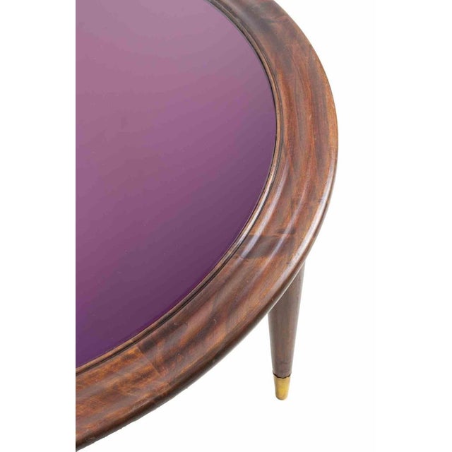 Vintage Coffee Table in the style of Paolo Buffa, Italy, 1950s For Sale - Image 6 of 8