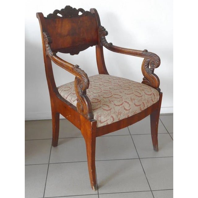 Chair in Mahogany For Sale - Image 5 of 5
