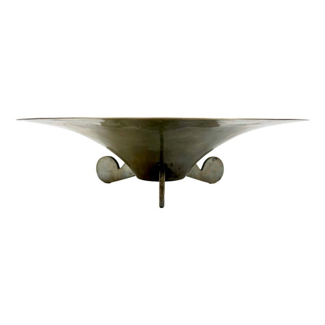 Vintage Bauhaus Silver-Plated Bowl, 1930s For Sale