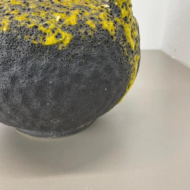 Large Fat Lava Pottery Vase from Fohr Ceramics, Germany, 1970s For Sale - Image 11 of 18