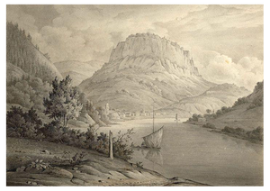 John Dugmore, Fortress of Königstein, Dresden, Early 19th Century, Watercolour