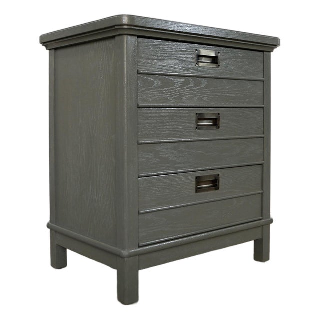 2010’s Arts & Crafts Style Large Nightstand / Small Dresser by Stanley Furniture For Sale