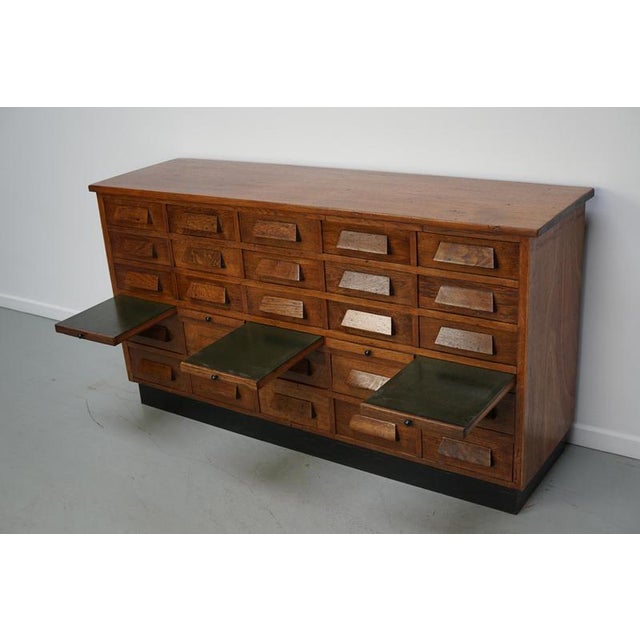 German Oak Apothecary Shop Cabinet, 1930s For Sale - Image 13 of 18