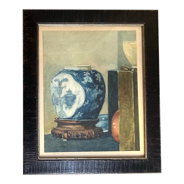 1930’s/1940’s Original Still Life of Vase Watercolor Painting For Sale