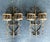Vintage Boho Distressed Wrought Iron Candle Sconces- A Pair For Sale - Image 10 of 12