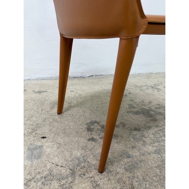 G.&r. Fauciglietti Latina High Back Leather Dining or Side Chair for Frag, Italy For Sale - Image 15 of 15
