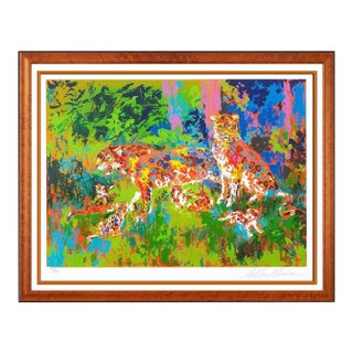 1980s Jaguar Family, LeRoy Neiman For Sale