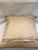 Tan Modern Pleated Silk Euro Pillow Sham For Sale - Image 8 of 8
