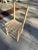 Rustic 1970s Cream Wooden Slat Side Chair For Sale - Image 3 of 7