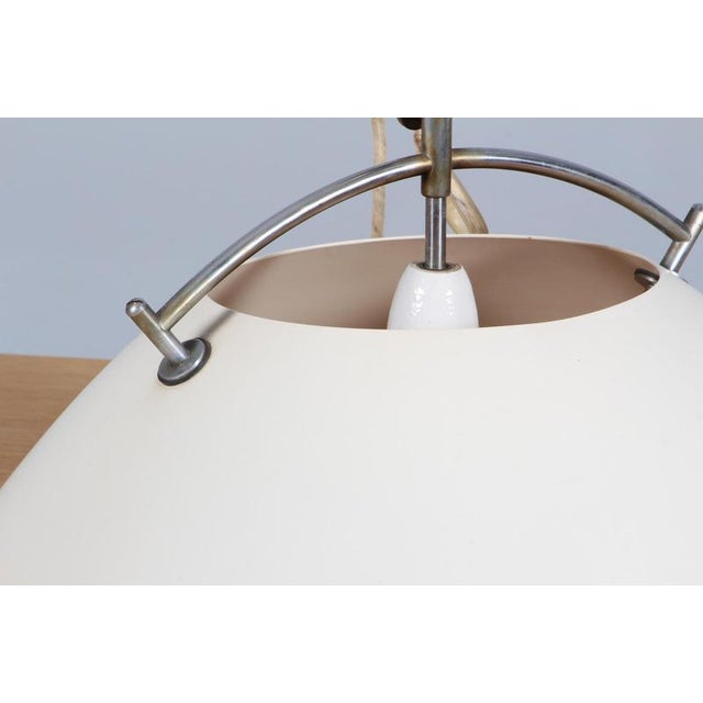 Tue Poulsen Pendant in White Aluminium from Hans J. Wegner, 1970s For Sale - Image 4 of 8