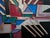 Large 76x50" Abstract Mixed Media Painting - Signed James Morgan - Geometric Deco For Sale - Image 4 of 10