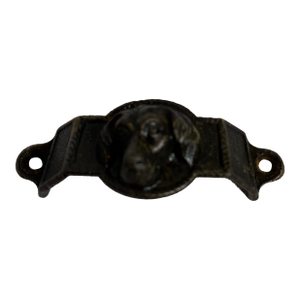 Victorian Metal Dog Drawer Pulls