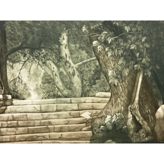 G H Rothe Tassajara Stairs 1983 Hand Signed Mezzotint Art Etching #Ap3 For Sale In Denver - Image 6 of 7