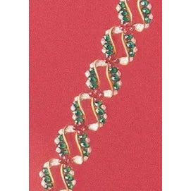 Fabulous original Parisian jewellery design for a diamond & emerald bracelet in stunning gouache detail!~ Art: 4 1/2" x 7...