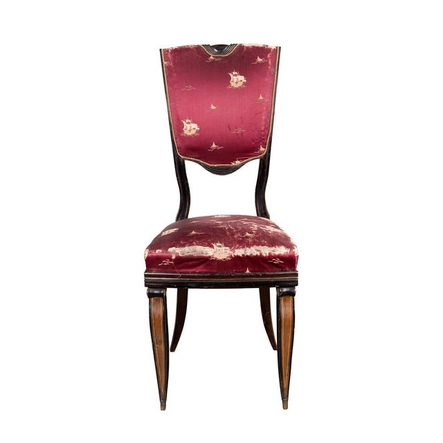 1940s Caravelle Chairs by Gio Ponti, 1940s, Set of 6 For Sale - Image 5 of 13