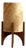 Comet No. 0207 Hand-Carved Alabaster Table Lamp by Material Lights For Sale