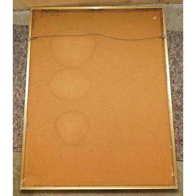 Antique Persian Hand-Painted Oriental Scenes on Silk in Frame, Set of 2 For Sale - Image 11 of 18