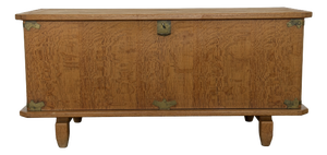Scandinavian Modern Oak Chest from Henning Kjærnulf, Denmark, 1960s