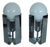 Vintage Bilia Table Lamps by Claudio Salocchi for Lumenform, Italy, 1970s, Set of 2 For Sale