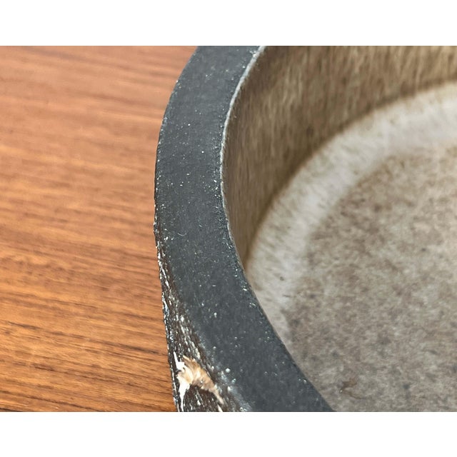 Large Mid-Century Modern Danish Studio Pottery Bowl from Lovemose, 1960s For Sale - Image 10 of 18