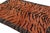 Rug & Kilim Rug & Kilim’s Contemporary Tiger Skin Rug in Orange With Black and Brown Stripes For Sale - Image 4 of 7