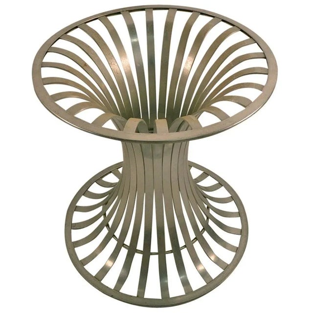 Large Group of 16 Woodard Aluminum Table Bases For Sale In New York - Image 6 of 6