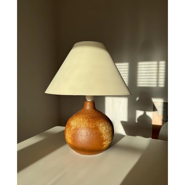 Ceramic Large Handmade Stoneware Ceramic Table Lamps from Søholm Stentøj, Denmark, 1970s, Set of 2 For Sale - Image 7 of 11