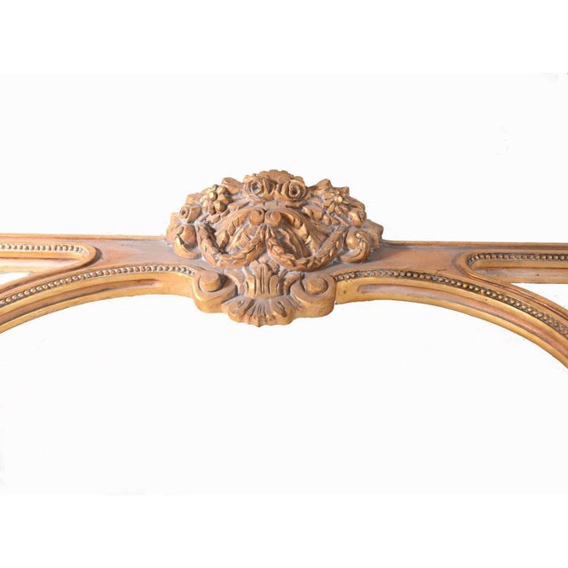 Louis XVI Gilt Console Table with Marble Top For Sale - Image 11 of 12