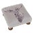 00 Rustic Style Stag Motif Country Linen Tapestry Footstool For Sale
