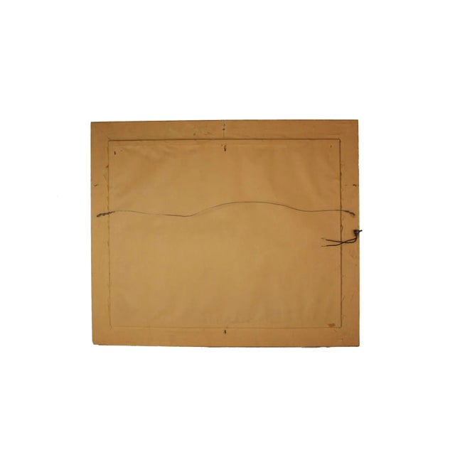 Original Frank Shirley Panabaker Painting Oil on Masonite For Sale - Image 10 of 11