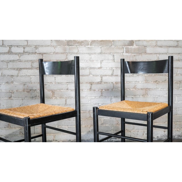 1980s 1980s Vintage Italian Vico Magistretti Style Dining Chairs - Set of 4 For Sale - Image 5 of 14
