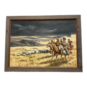 Harry Schaare (1922-2008) "Wyoming Gunsmoke", 1988
