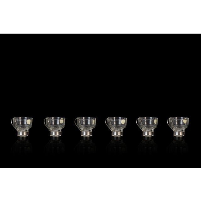 Glass coffee set is a wonderful glass decorative object, realized during the 1970s. Beautifully glass set of six little...