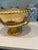 Vintage Italian Gold Leaf Footed Urn Bowl With Blue Interior Signed & Numbered For Sale - Image 10 of 14